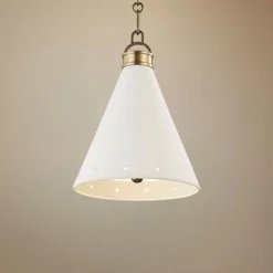 Plaster No.1 10" Wide Aged Brass Mini Pendant