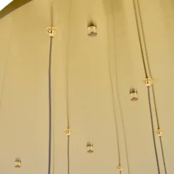 Polaris 28" Wide Gold And Crystal LED Multi Light Pendant -Outlet The Radiantix Store polaris 28 inch wide gold and crystal led multi light pendant 77h85views3