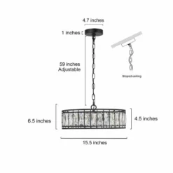 Polia 16" Wide Black Metal 3-Light Drum Chandelier 11 Polia 16" Wide Black Metal 3-Light Drum Chandelier -Outlet The Radiantix Store polia 16 inch wide black metal 3 light drum chandelier 644p5views4