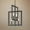 Portrait 15 1/2" Wide Espresso 4-Light Foyer Pendant -Outlet The Radiantix Store portrait 15 and one half inch wide espresso 4 light foyer pendant 65g26cropped
