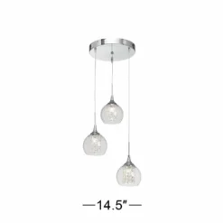Possini Euro 14 1/2" Wide Encircled Crystal Globe Multi-Light Pendant -Outlet The Radiantix Store possini euro 14 and one half inch wide encircled crystal globe multi light pendant 59774views4