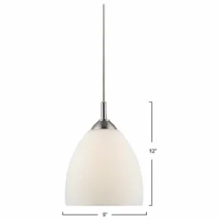 Possini Euro 9" Wide Opal Glass Plug-In Swag Style Mini Pendant -Outlet The Radiantix Store possini euro 9 inch wide opal glass plug in swag style mini pendant v4624views3