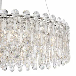 Possini Euro Alyssa 23 1/2" Wide Chrome And Crystal LED Pendant Light 10 Possini Euro Alyssa 23 1/2" Wide Chrome And Crystal LED Pendant Light -Outlet The Radiantix Store possini euro alyssa 23 and one half inch wide chrome and crystal led pendant light 64r72views1