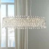 Possini Euro Alyssa 36 1/2" Wide Crystal LED Oval Pendant Chandelier -Outlet The Radiantix Store possini euro alyssa 36 and one half inch wide crystal led oval pendant chandelier 64r71cropped