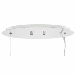 Possini Euro Alyssa 36 1/2" Wide Crystal LED Oval Pendant Chandelier -Outlet The Radiantix Store possini euro alyssa 36 and one half inch wide crystal led oval pendant chandelier 64r71views2