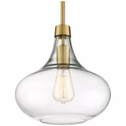 Possini Euro Asni 11" Wide Antique Gold And Glass Modern Mini Pendant -Outlet The Radiantix Store possini euro asni 11 inch wide antique gold and glass modern mini pendant 23n40views2