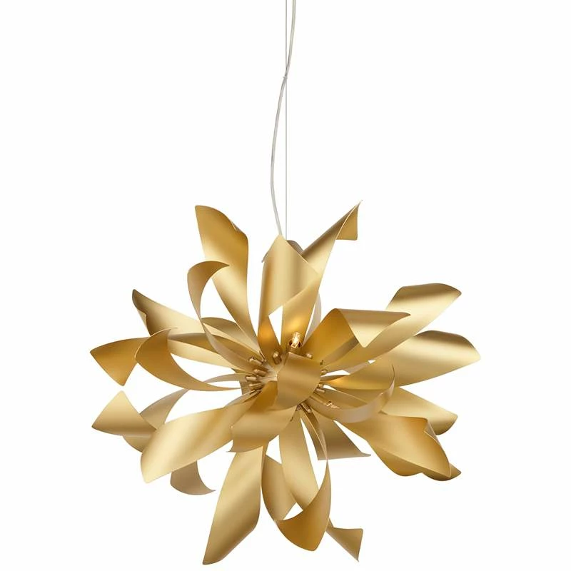 Possini Euro Baldwin 25 1/2" Wide Gold 6-Light Pendant 4 Possini Euro Baldwin 25 1/2" Wide Gold 6-Light Pendant - Image 2