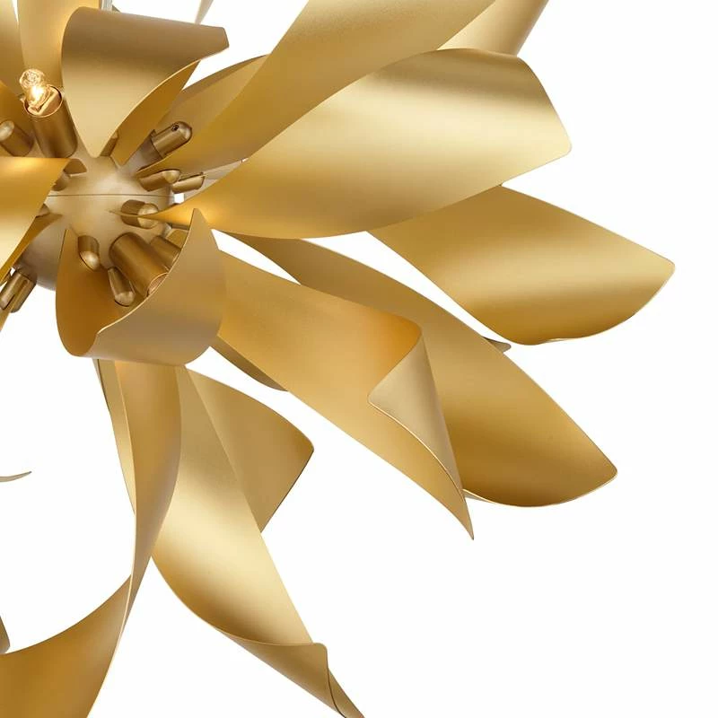 Possini Euro Baldwin 25 1/2" Wide Gold 6-Light Pendant 7 Possini Euro Baldwin 25 1/2" Wide Gold 6-Light Pendant - Image 5