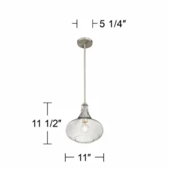 Possini Euro Belford 11" Brushed Nickel Handcrafted Glass Mini Pendant 15 Possini Euro Belford 11" Brushed Nickel Handcrafted Glass Mini Pendant -Outlet The Radiantix Store possini euro belford 11 inch brushed nickel handcrafted glass mini pendant 42e08views5