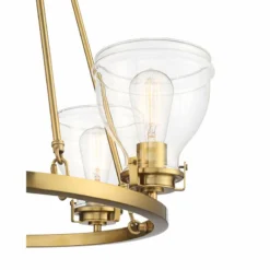 Possini Euro Bellis 24 1/2" Wide 5-Light Soft Gold Ring Chandelier -Outlet The Radiantix Store possini euro bellis 24 and one half inch wide 5 light soft gold ring chandelier 083d0views1