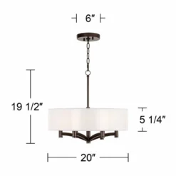 Possini Euro Blue Faux Silk Ava 6-Light Bronze Pendant Chandelier 9 Possini Euro Blue Faux Silk Ava 6-Light Bronze Pendant Chandelier -Outlet The Radiantix Store possini euro blue faux silk ava 6 light bronze pendant chandelier 17k56views3