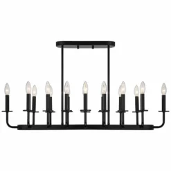 Possini Euro Bondai 39" Wide Gloss Black 16-Light Island Chandelier -Outlet The Radiantix Store possini euro bondai 39 inch wide gloss black 16 light island chandelier 554v0views3