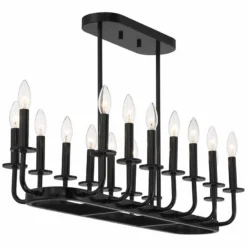 Possini Euro Bondai 39" Wide Gloss Black 16-Light Island Chandelier -Outlet The Radiantix Store possini euro bondai 39 inch wide gloss black 16 light island chandelier 554v0views4