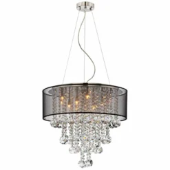Possini Euro Bretton 22" Wide Brushed Nickel Crystal Chandelier 10 Possini Euro Bretton 22" Wide Brushed Nickel Crystal Chandelier -Outlet The Radiantix Store possini euro bretton 22 inch wide brushed nickel crystal chandelier u3573