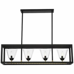 Possini Euro Callan 38" Wide Bronze 4-Light Rectangular Island Pendant -Outlet The Radiantix Store possini euro callan 38 inch wide bronze 4 light rectangular island pendant 91v25views4