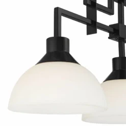 Possini Euro Carlyn 32 1/2"W Black 3-Light Island Chandelier -Outlet The Radiantix Store possini euro carlyn 32 and one half inchw black 3 light island chandelier 902r0views1