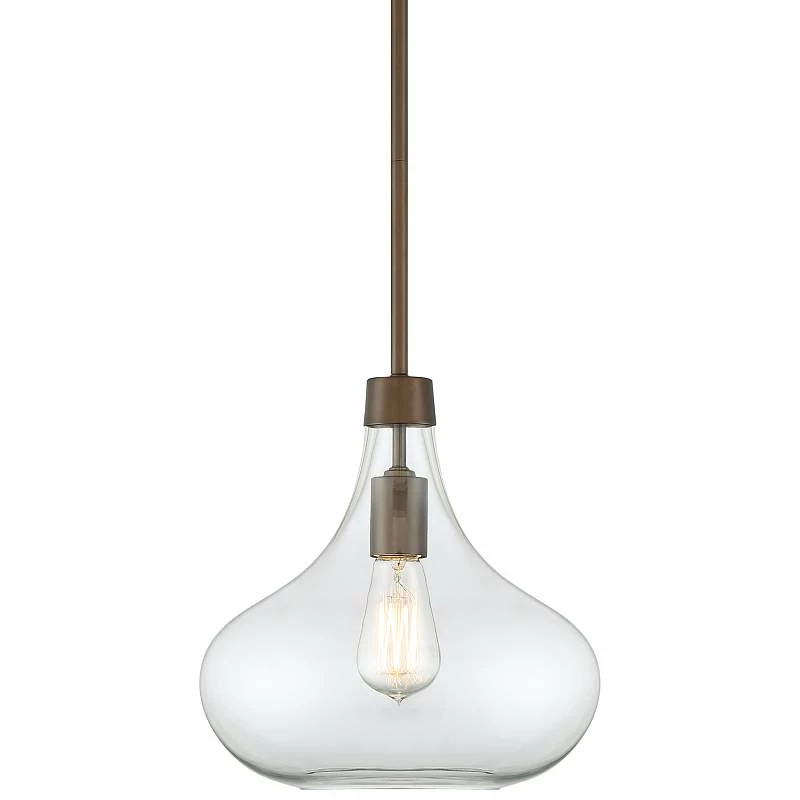 Possini Euro Cecil 11" Wide Bronze Mini Pendant 4 Possini Euro Cecil 11" Wide Bronze Mini Pendant - Image 2