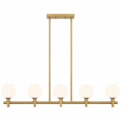 Possini Euro Chari 42 1/2" Warm Antique Brass 5-Light Island Pendant -Outlet The Radiantix Store possini euro chari 42 and one half inch warm antique brass 5 light island pendant 177n1views3