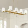 Possini Euro Costa Mesa 42" Wide 8-Light Modern Gold Island Chandelier