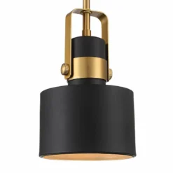 Possini Euro Courtney 6 1/2" Wide Black And Gold Mini Pendant Light -Outlet The Radiantix Store possini euro courtney 6 and one half inch wide black and gold mini pendant light 64t23views1