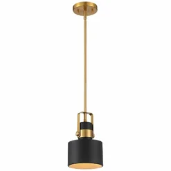 Possini Euro Courtney 6 1/2" Wide Black And Gold Mini Pendant Light -Outlet The Radiantix Store possini euro courtney 6 and one half inch wide black and gold mini pendant light 64t23views4