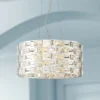 Possini Euro Crystal Rain 15 1/2" Wide Chrome LED Pendant -Outlet The Radiantix Store possini euro crystal rain 15 and one half inch wide chrome led pendant 63c68cropped