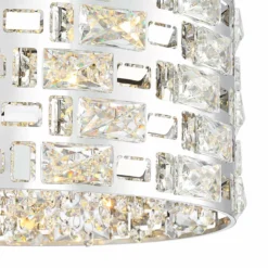 Possini Euro Crystal Rain 15 1/2" Wide Chrome LED Pendant 11 Possini Euro Crystal Rain 15 1/2" Wide Chrome LED Pendant -Outlet The Radiantix Store possini euro crystal rain 15 and one half inch wide chrome led pendant 63c68views1