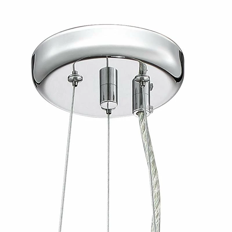 Possini Euro Crystal Rain 15 1/2" Wide Chrome LED Pendant 6 Possini Euro Crystal Rain 15 1/2" Wide Chrome LED Pendant - Image 4