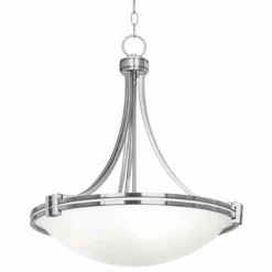 Possini Euro Deco Brushed Nickel 3-Light Swag Chandelier -Outlet The Radiantix Store possini euro deco brushed nickel 3 light swag chandelier 30n19views4