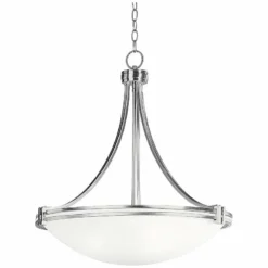 Possini Euro Design Deco Nickel 24 1/4" Wide Pendant Light -Outlet The Radiantix Store possini euro design deco nickel 24 and one quarter inch wide pendant light 85951
