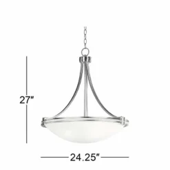 Possini Euro Design Deco Nickel 24 1/4" Wide Pendant Light -Outlet The Radiantix Store possini euro design deco nickel 24 and one quarter inch wide pendant light 85951views3