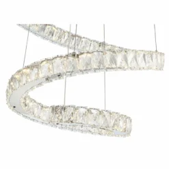 Possini Euro Ellyria 30 3/4" Twirling Crystal Modern LED Pendant Light -Outlet The Radiantix Store possini euro ellyria 30 and three quarter inch twirling crystal modern led pendant light 64x09views2