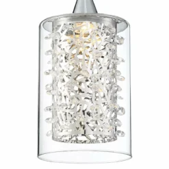 Possini Euro Enya 5 1/2" Wide Modern Chrome LED Mini Pendant 10 Possini Euro Enya 5 1/2" Wide Modern Chrome LED Mini Pendant -Outlet The Radiantix Store possini euro enya 5 and one half inch wide modern chrome led mini pendant 39h44views1