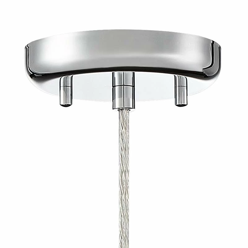 Possini Euro Enya 5 1/2" Wide Modern Chrome LED Mini Pendant 6 Possini Euro Enya 5 1/2" Wide Modern Chrome LED Mini Pendant - Image 4