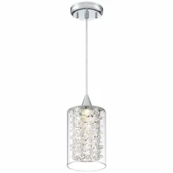Possini Euro Enya 5 1/2" Wide Modern Chrome LED Mini Pendant 12 Possini Euro Enya 5 1/2" Wide Modern Chrome LED Mini Pendant -Outlet The Radiantix Store possini euro enya 5 and one half inch wide modern chrome led mini pendant 39h44views3