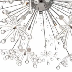 Possini Euro Felicity 25 1/2" Wide Modern Chrome Flower Light Pendant 10 Possini Euro Felicity 25 1/2" Wide Modern Chrome Flower Light Pendant -Outlet The Radiantix Store possini euro felicity 25 and one half inch wide modern chrome flower light pendant 2t049views1