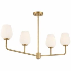 Possini Euro Glaston 41 1/2" Wide Soft Gold 4-Light Island Chandelier -Outlet The Radiantix Store possini euro glaston 41 and one half inch wide soft gold 4 light island chandelier 565h1views3