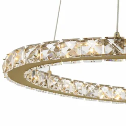 Possini Euro Glenna 23 1/4" Wide Gold 2-Ring Oval LED Pendant Light -Outlet The Radiantix Store possini euro glenna 23 and one quarter inch wide gold 2 ring oval led pendant light 496n1views2