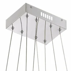 Possini Euro Glenna 23 3/4" Wide Chrome 2-Ring LED Pendant Light -Outlet The Radiantix Store possini euro glenna 23 and three quarter inch wide chrome 2 ring led pendant light 64x10views2