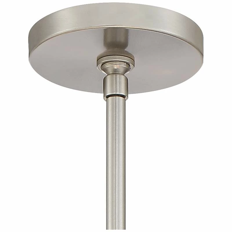 Possini Euro Glover 21" Wide Brushed Nickel 4-Light Modern Pendant 6 Possini Euro Glover 21" Wide Brushed Nickel 4-Light Modern Pendant - Image 4