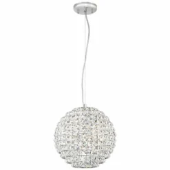 Possini Euro Gorgo 12" Wide Chrome And Crystal Modern Mini Pendant 10 Possini Euro Gorgo 12" Wide Chrome And Crystal Modern Mini Pendant -Outlet The Radiantix Store possini euro gorgo 12 inch wide chrome and crystal modern mini pendant 15c00views1