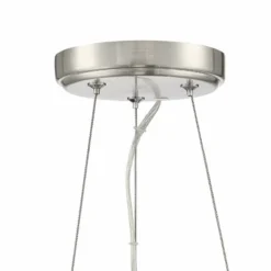 Possini Euro Hobbes 24 1/4" Wide Satin Nickel 6-Light Ring Chandelier -Outlet The Radiantix Store possini euro hobbes 24 and one quarter inch wide satin nickel 6 light ring chandelier 91x48views2