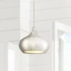 Possini Euro Holland 7 1/2" Wide Satin Nickel Modern LED Mini Pendant 2 Possini Euro Holland 7 1/2" Wide Satin Nickel Modern LED Mini Pendant -Outlet The Radiantix Store possini euro holland 7 and one half inch wide satin nickel modern led mini pendant 9j289cropped