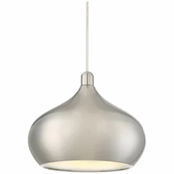 Possini Euro Holland 7 1/2" Wide Satin Nickel Modern LED Mini Pendant 10 Possini Euro Holland 7 1/2" Wide Satin Nickel Modern LED Mini Pendant -Outlet The Radiantix Store possini euro holland 7 and one half inch wide satin nickel modern led mini pendant 9j289views1