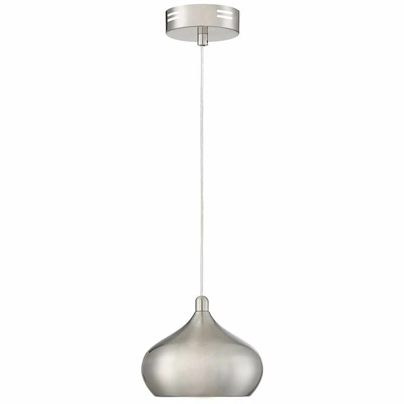 Possini Euro Holland 7 1/2" Wide Satin Nickel Modern LED Mini Pendant 7 Possini Euro Holland 7 1/2" Wide Satin Nickel Modern LED Mini Pendant - Image 5