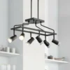 Possini Euro James 23 3/4" Wide Gloss Black 6-Light Island Chandelier 1 Possini Euro James 23 3/4" Wide Gloss Black 6-Light Island Chandelier -Outlet The Radiantix Store possini euro james 23 and three quarter inch wide gloss black 6 light island chandelier 562v0cropped
