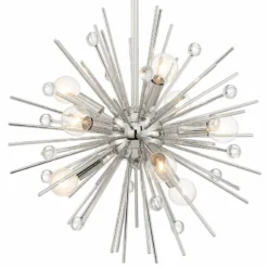 Possini Euro Janae 18" Wide Polished Nickel Pendant Light -Outlet The Radiantix Store possini euro janae 18 inch wide polished nickel pendant light 46f82views2