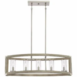 Possini Euro Kerr 32 3/4" Wide Faux Wood Kitchen Island Chandelier -Outlet The Radiantix Store possini euro kerr 32 and three quarter inch wide faux wood kitchen island chandelier 15a70views1