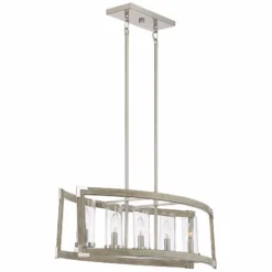 Possini Euro Kerr 32 3/4" Wide Faux Wood Kitchen Island Chandelier -Outlet The Radiantix Store possini euro kerr 32 and three quarter inch wide faux wood kitchen island chandelier 15a70views3