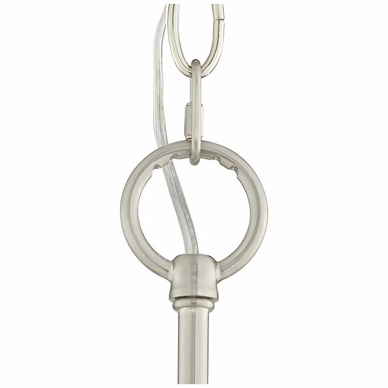 Possini Euro Layne 19 1/4" Wide Brushed Nickel Pendant Light 8 Possini Euro Layne 19 1/4" Wide Brushed Nickel Pendant Light - Image 6